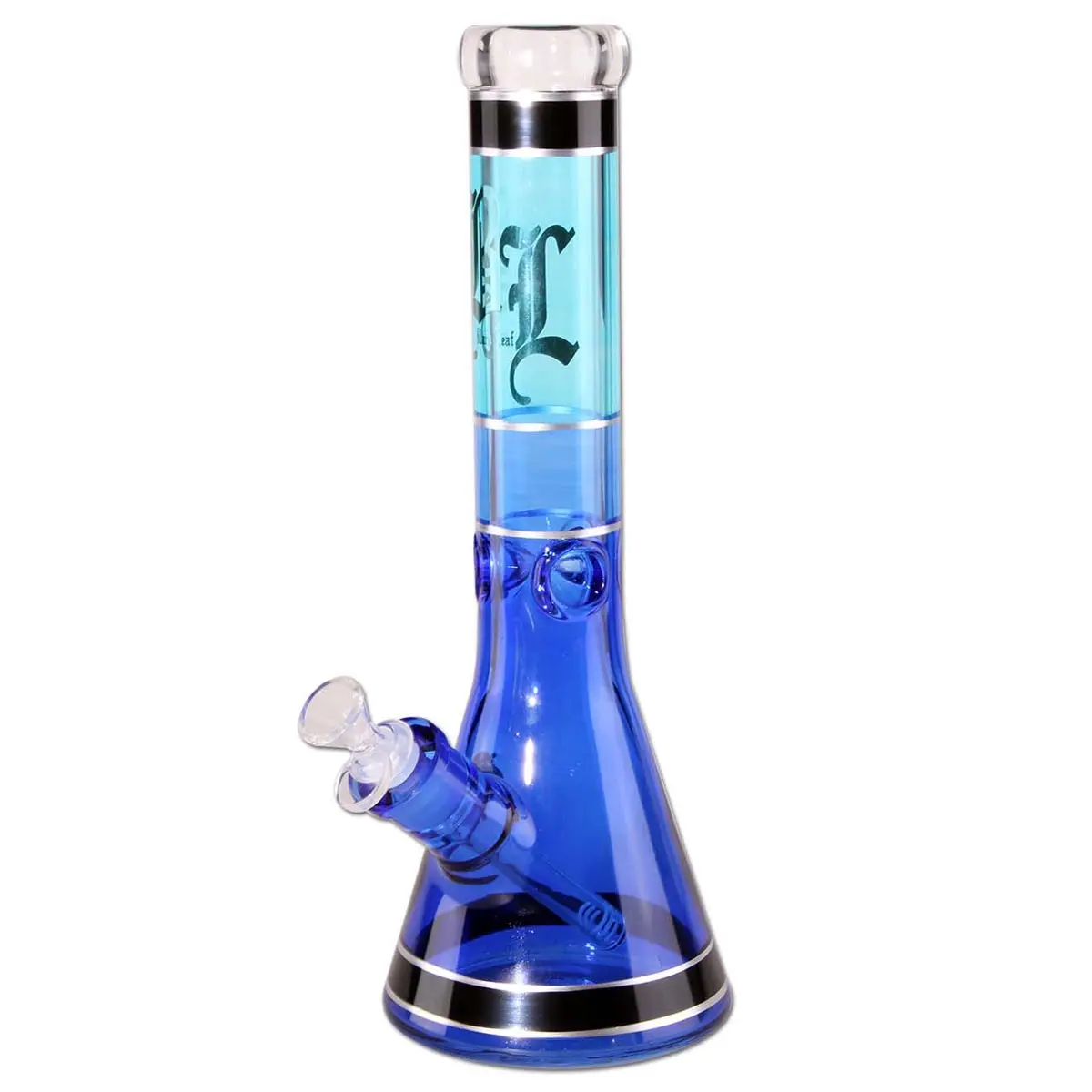 Black Leaf Bang Beaker glace - bleu