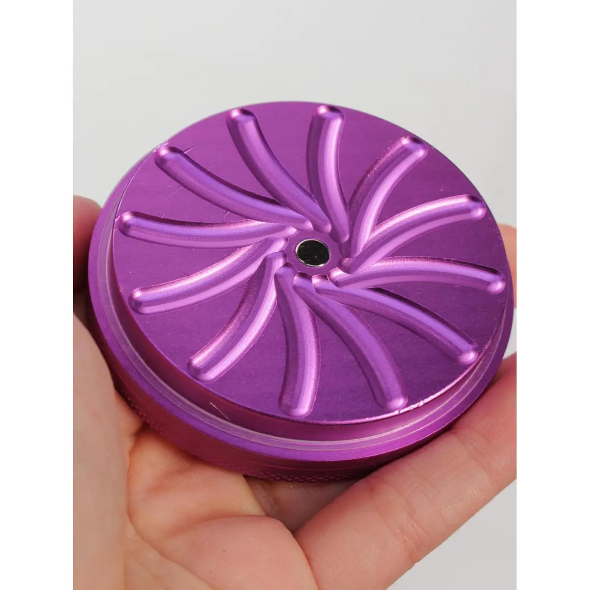 Masher grinder en aluminium vert