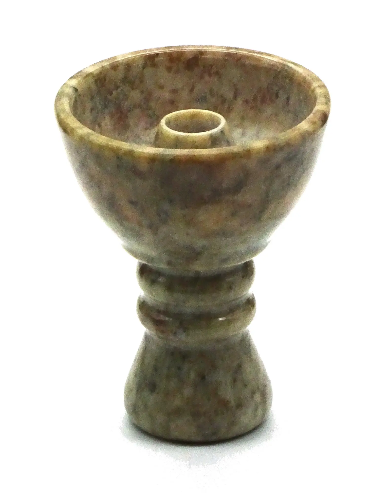 Tête de Shisha en pierre ollaire 9cm trou singulier