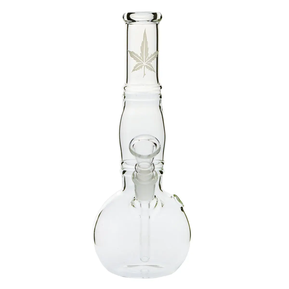 Mini bong en verre "Chanvre" - 19cm