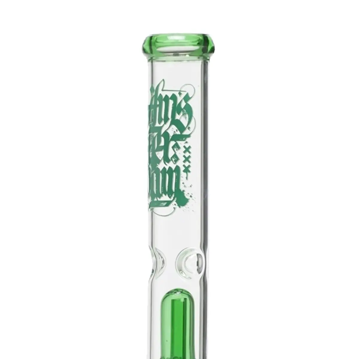 Amsterdam XXX Bong Erlenmeyer - 18,8 mm, 30cm - vert