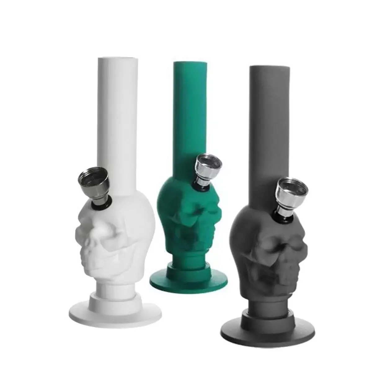 Petit bang acrylique Crâne 15cm