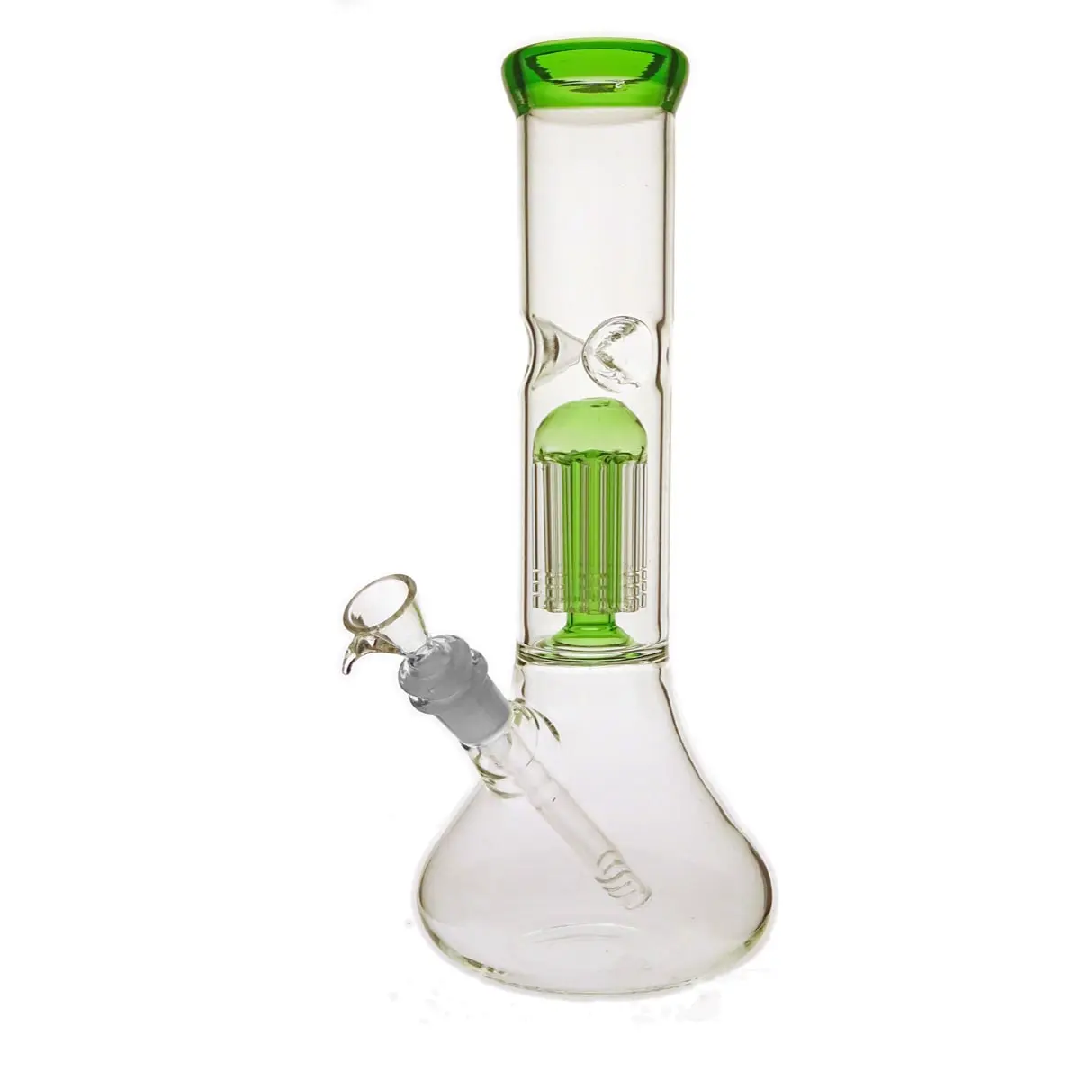 Bong en verre ND 30cm vert