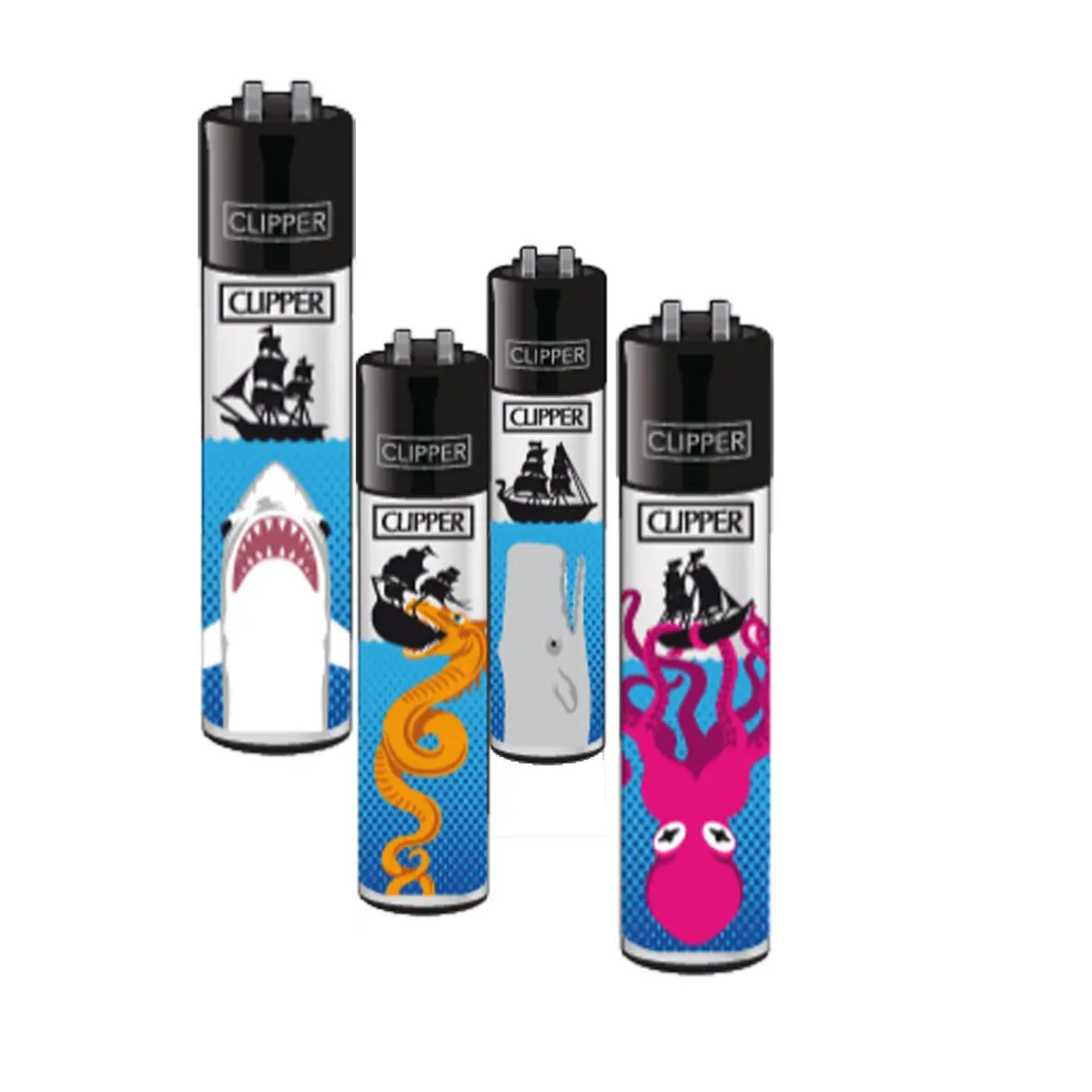 Briquet Clipper Sea Monsters