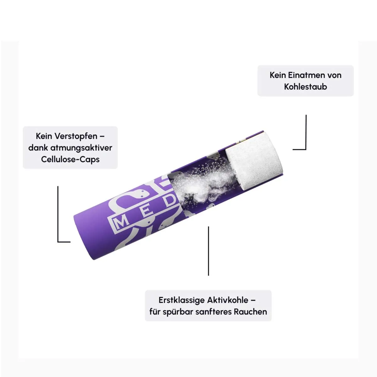 Charbon actif Medusafilters en vrac 150g 