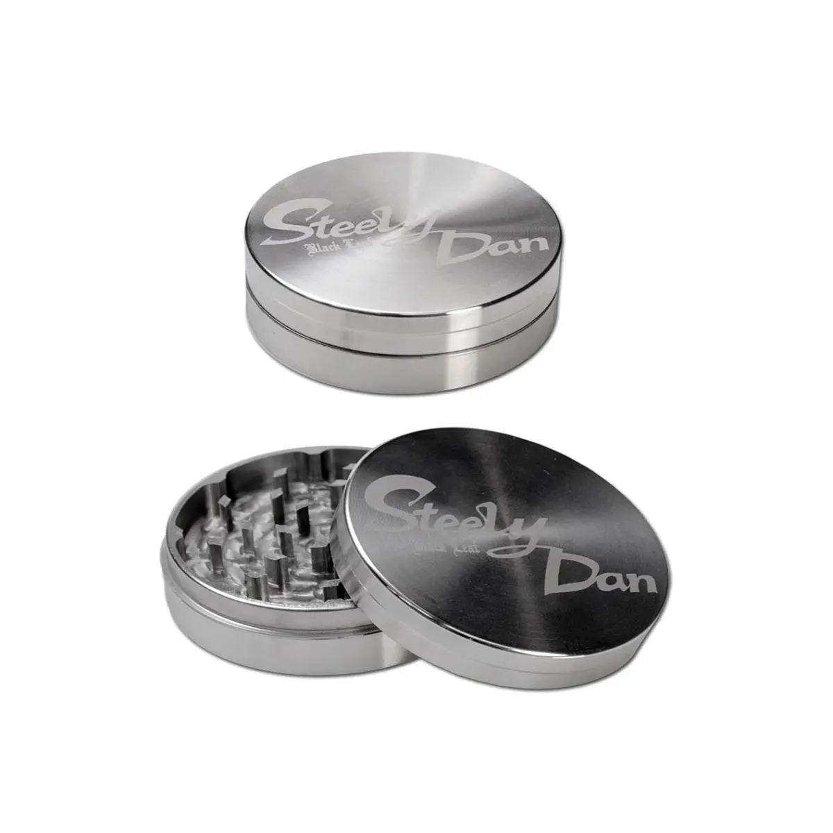 Grinder en acier Steely Dan 2 pièces 49mm avec sachet
