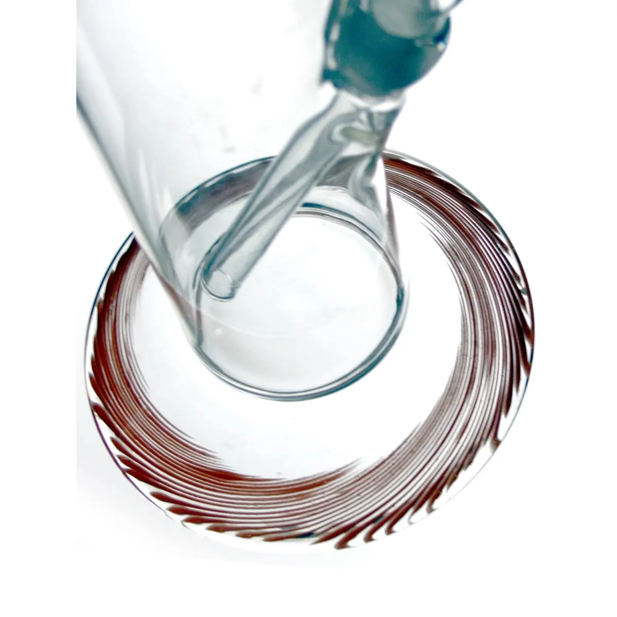 Bang en verre de Giant base coloré 74cm "Goliath"