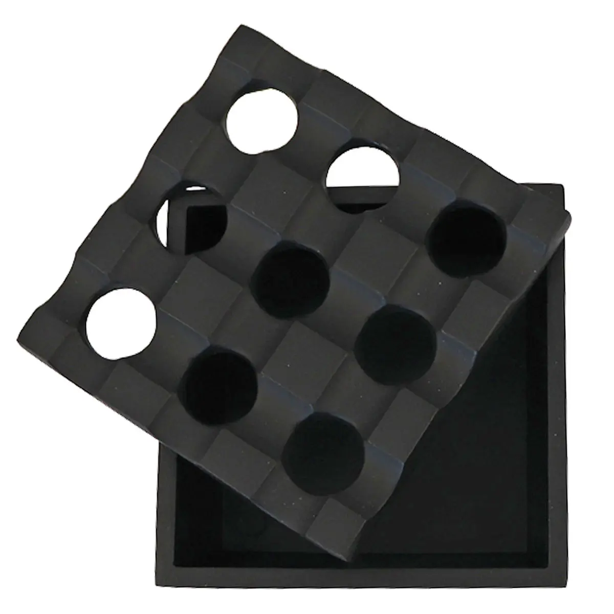 RAW Cendrier en métal noir