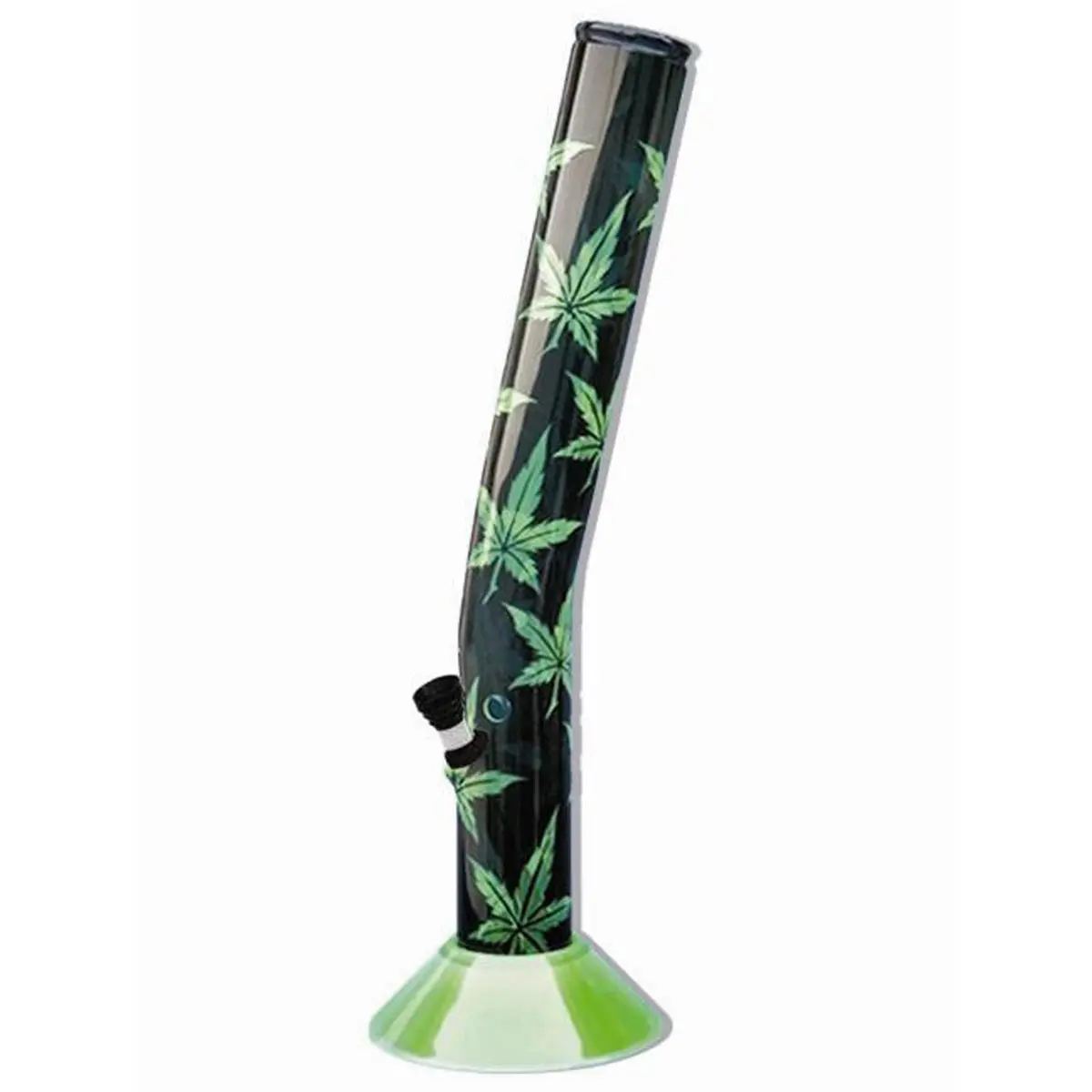 Bang acrylique Leaf vert/noir 42cm
