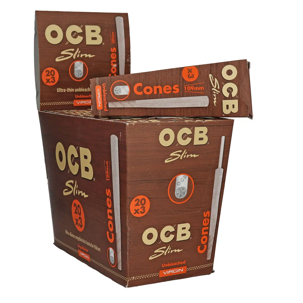 OCB Cones Slim écru - 12x