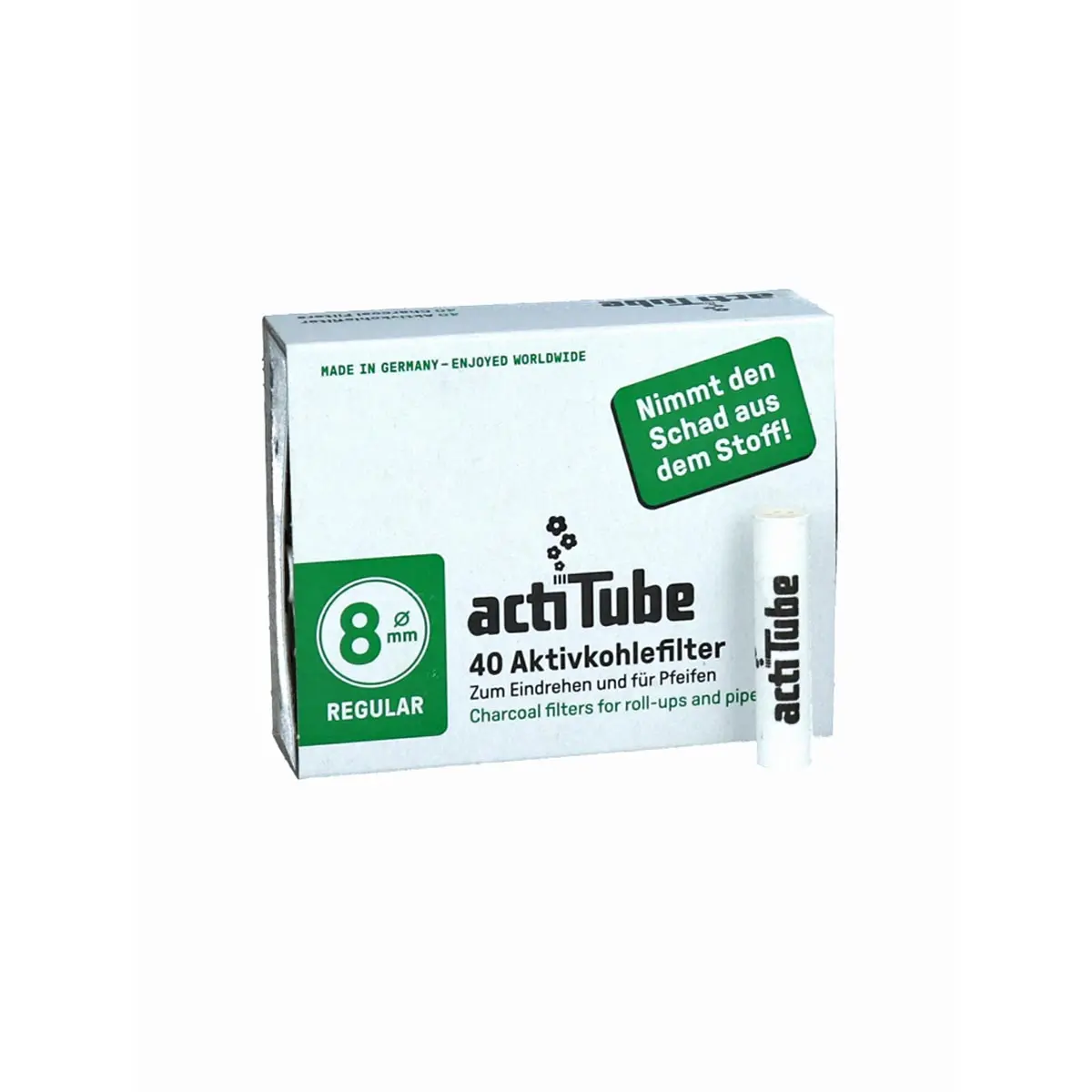 actiTube - Filtres à charbon actif 10 40 pcs