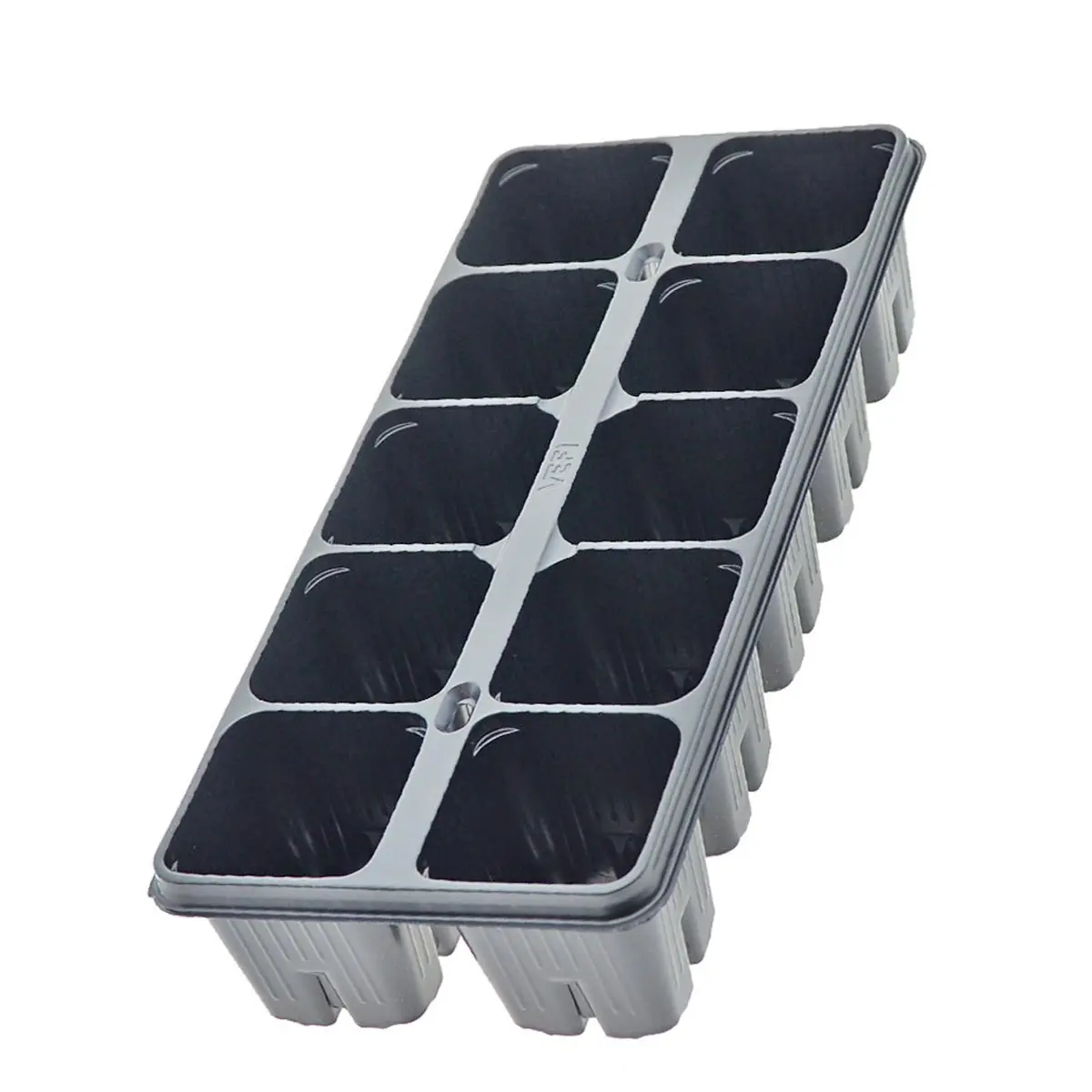 Plaque de culture (30 x 13 x 6 cm), 4 plaques à 10 alvéoles de 6 x 6 cm