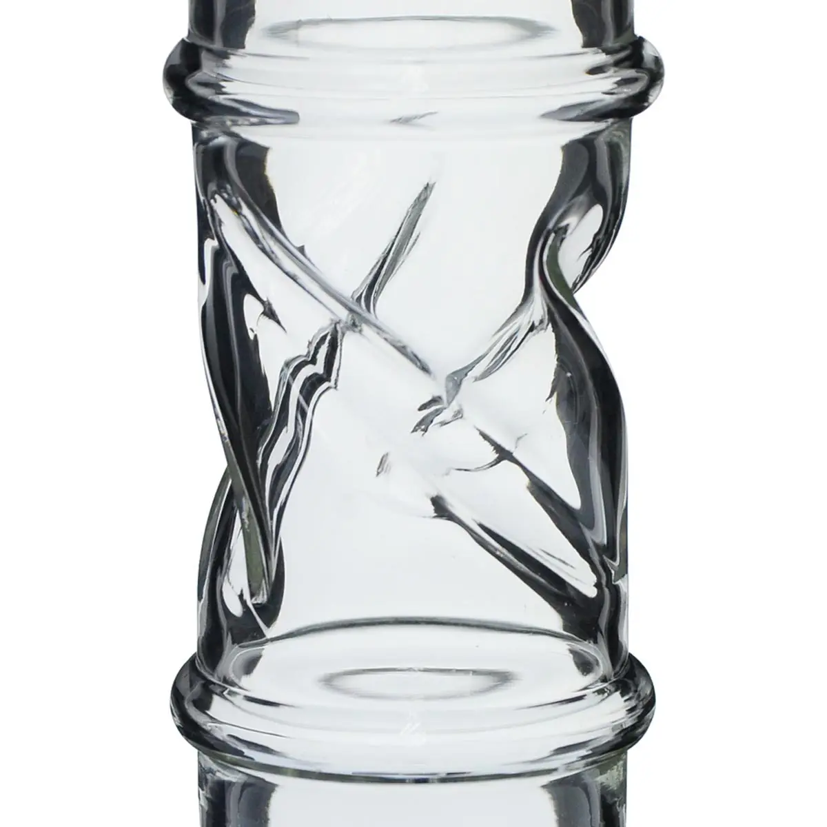 Bong en verre Black Base 40cm ICE