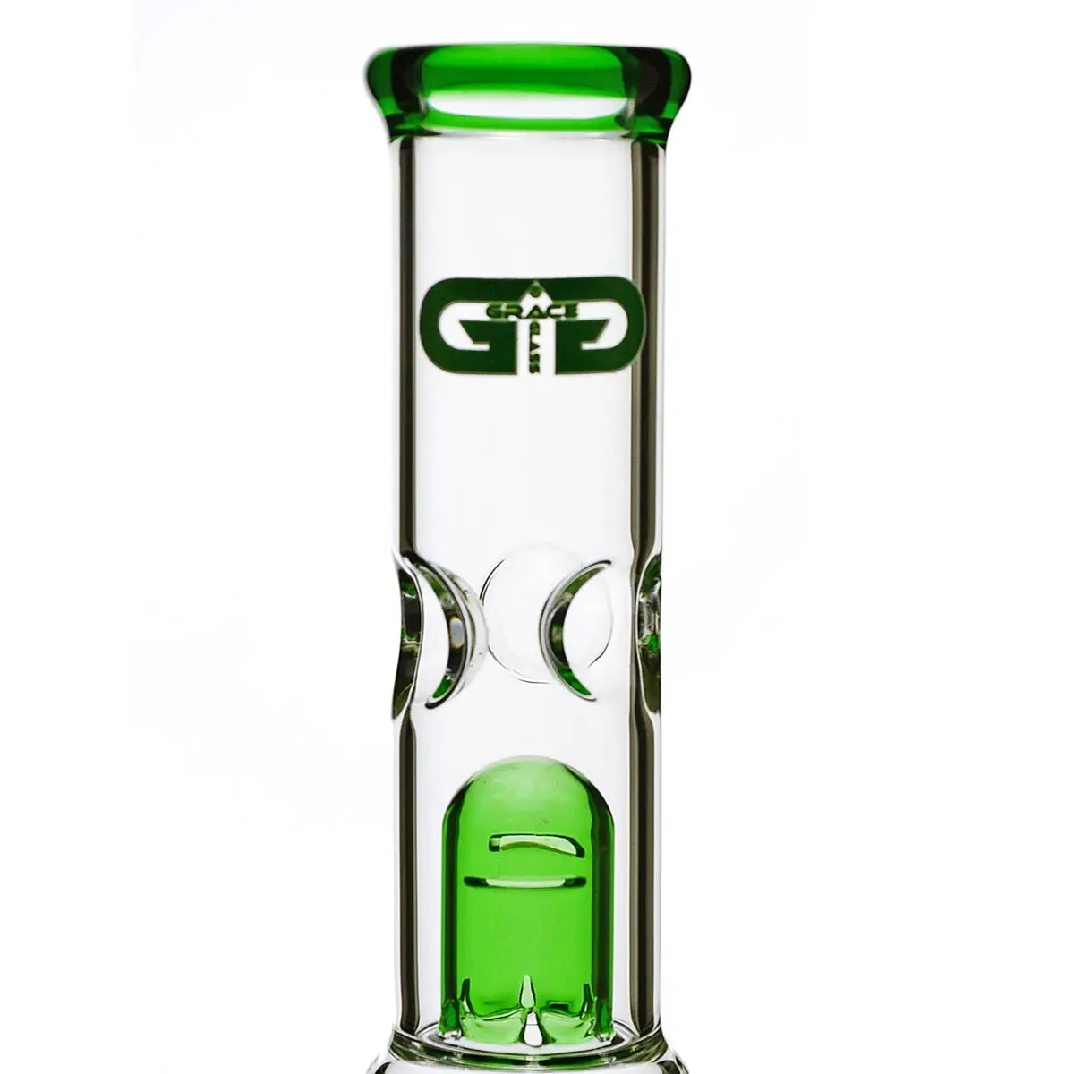 Grace Glass Bong en verre "Lewd Green Lizzy" 35cm