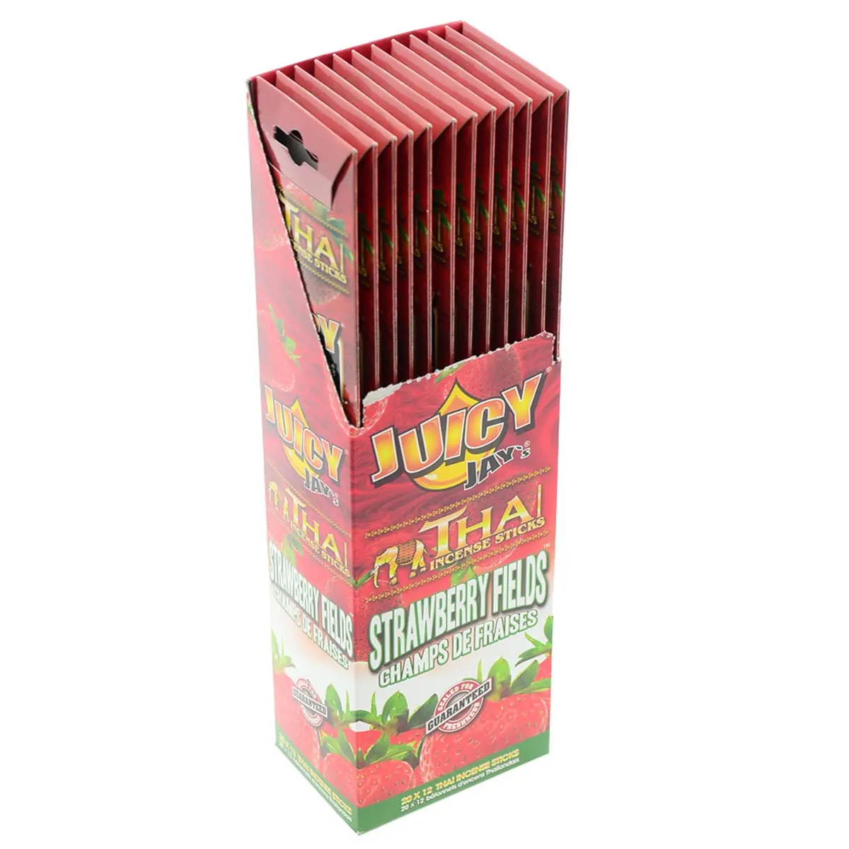 12 x Juicy Jays encens "Strawberry Fields"