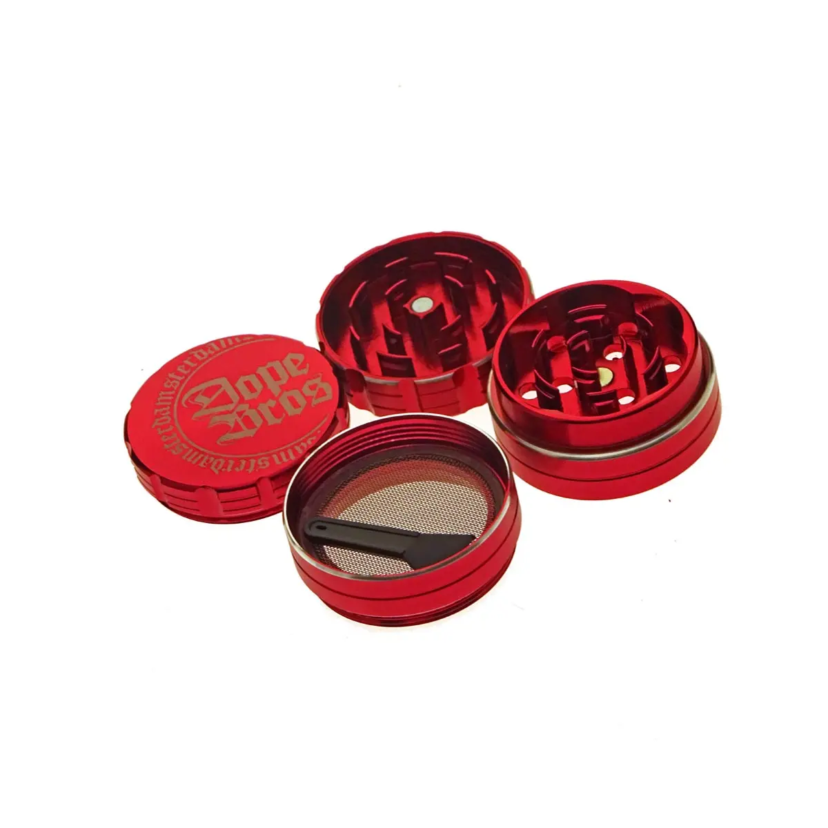 Dope Bros Grinder High Quality - rouge