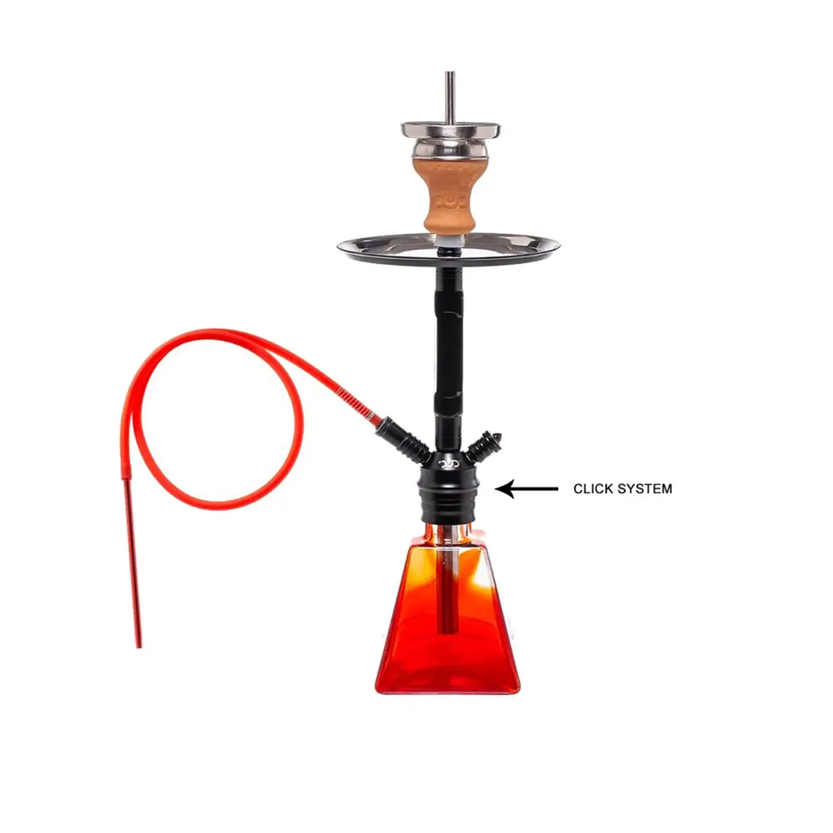 DUD Shisha Erg Chebbi 56cm rouge