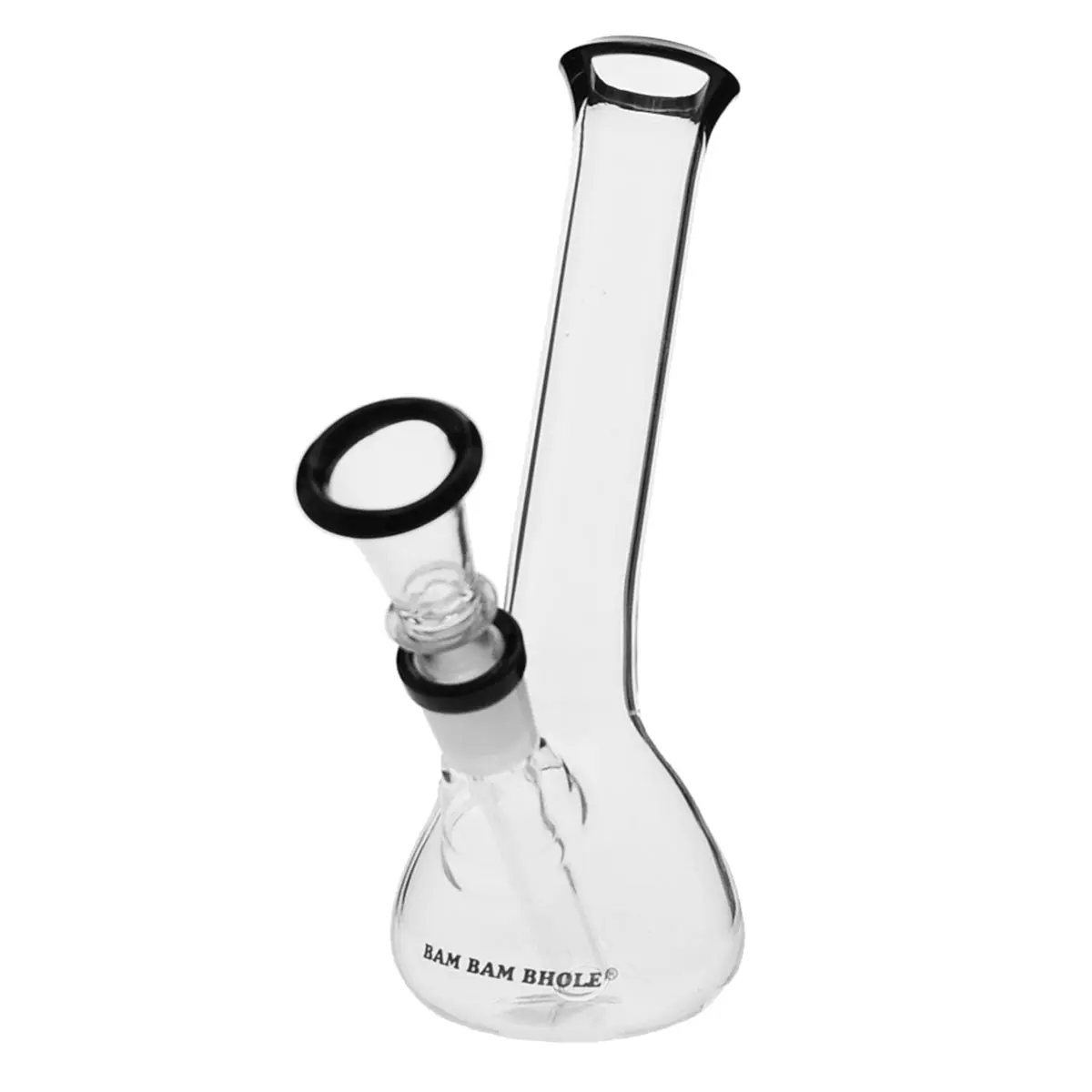 Petit Bong en verre Mini Black Smoke - 14,5