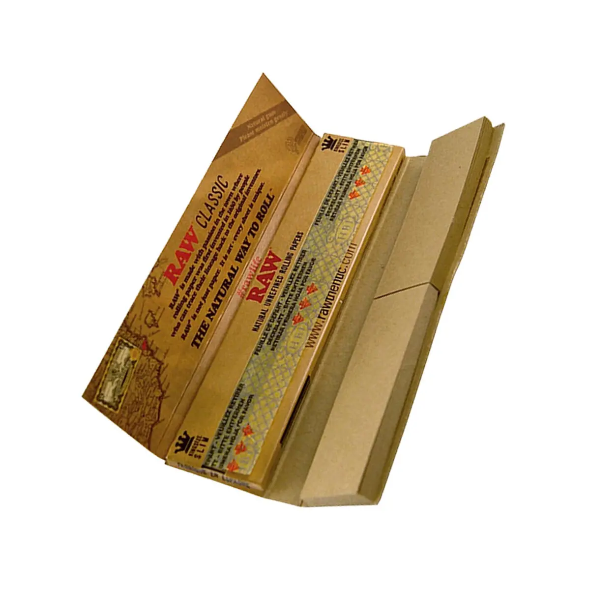 RAW papier à rouler King size slim + cartons