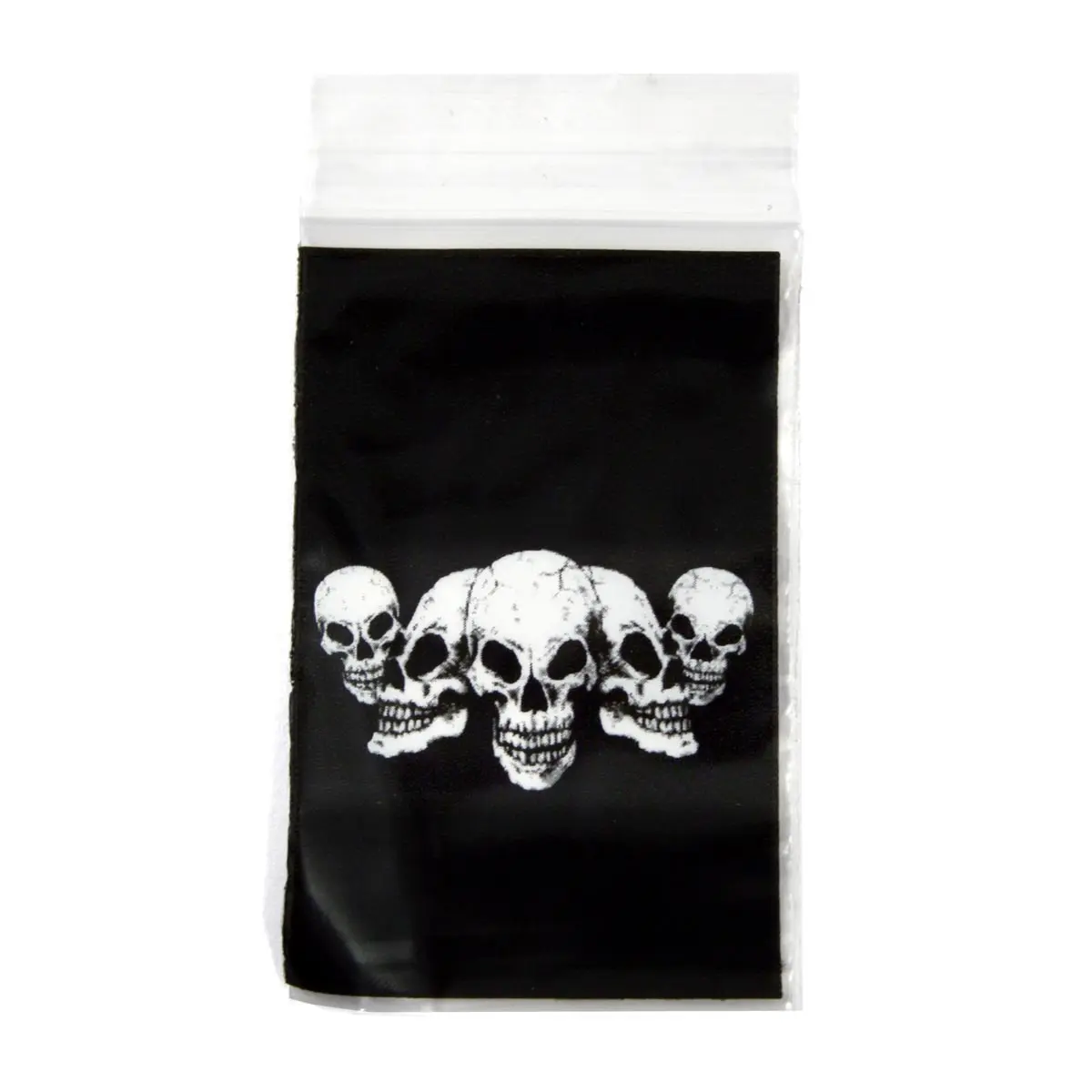 Sachets Zip "Skull" 40 x 60mm 100 pcs