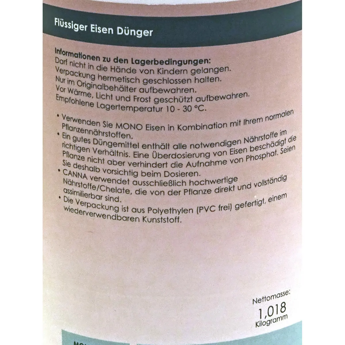 Canna Mono - Fer FE 1000ml