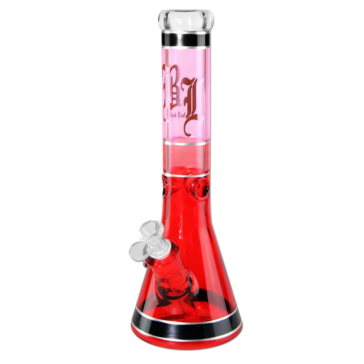 Black Leaf Bang Beaker glace - rouge