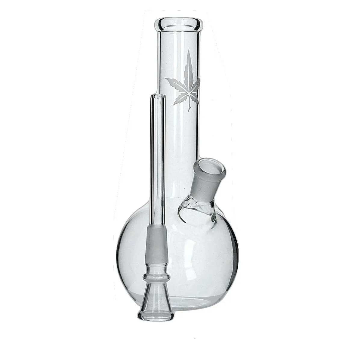 Mini bong en verre sphérique