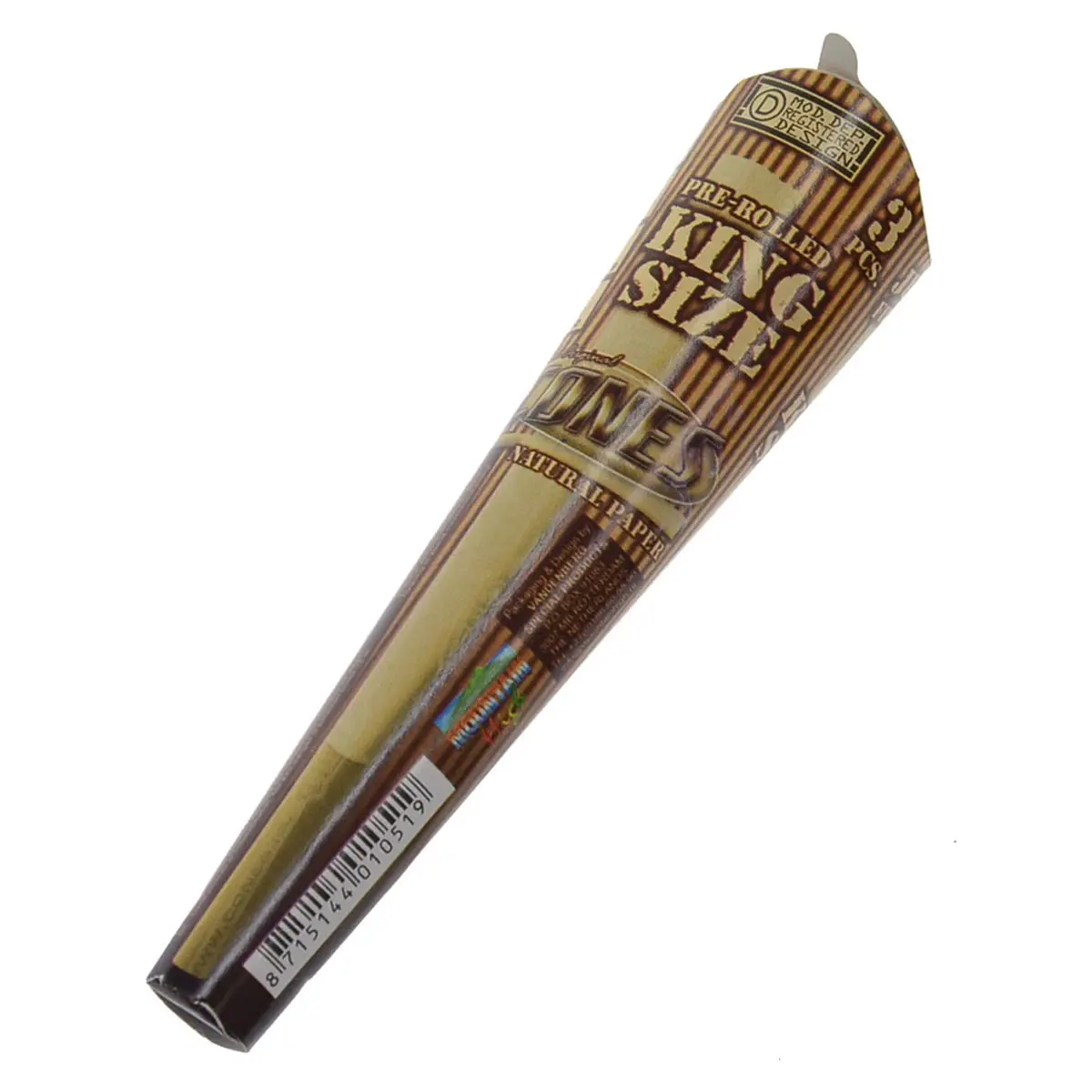 3 Cônes Kingsize Natural