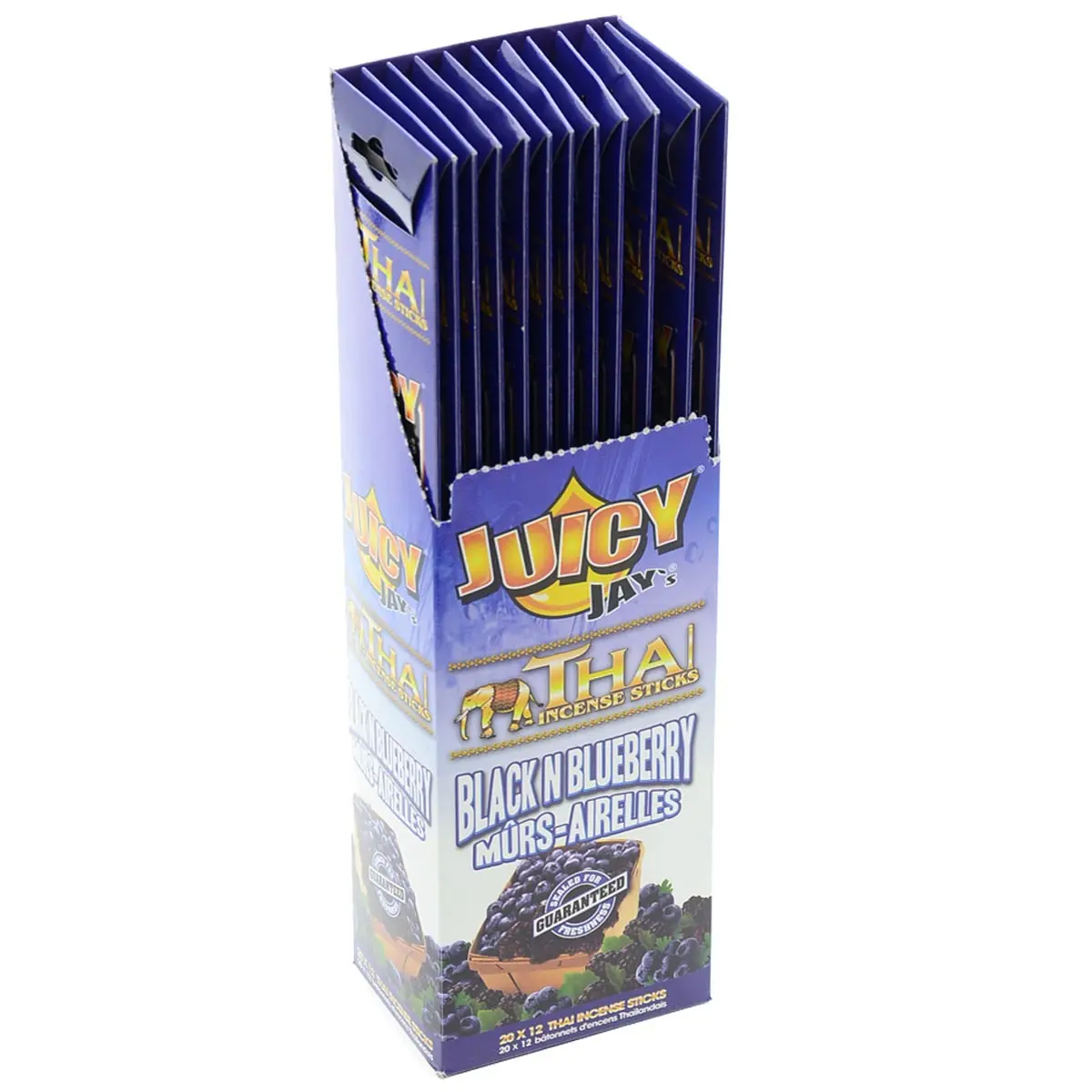 12x Juicy Jays encens "Black N Blueberry"