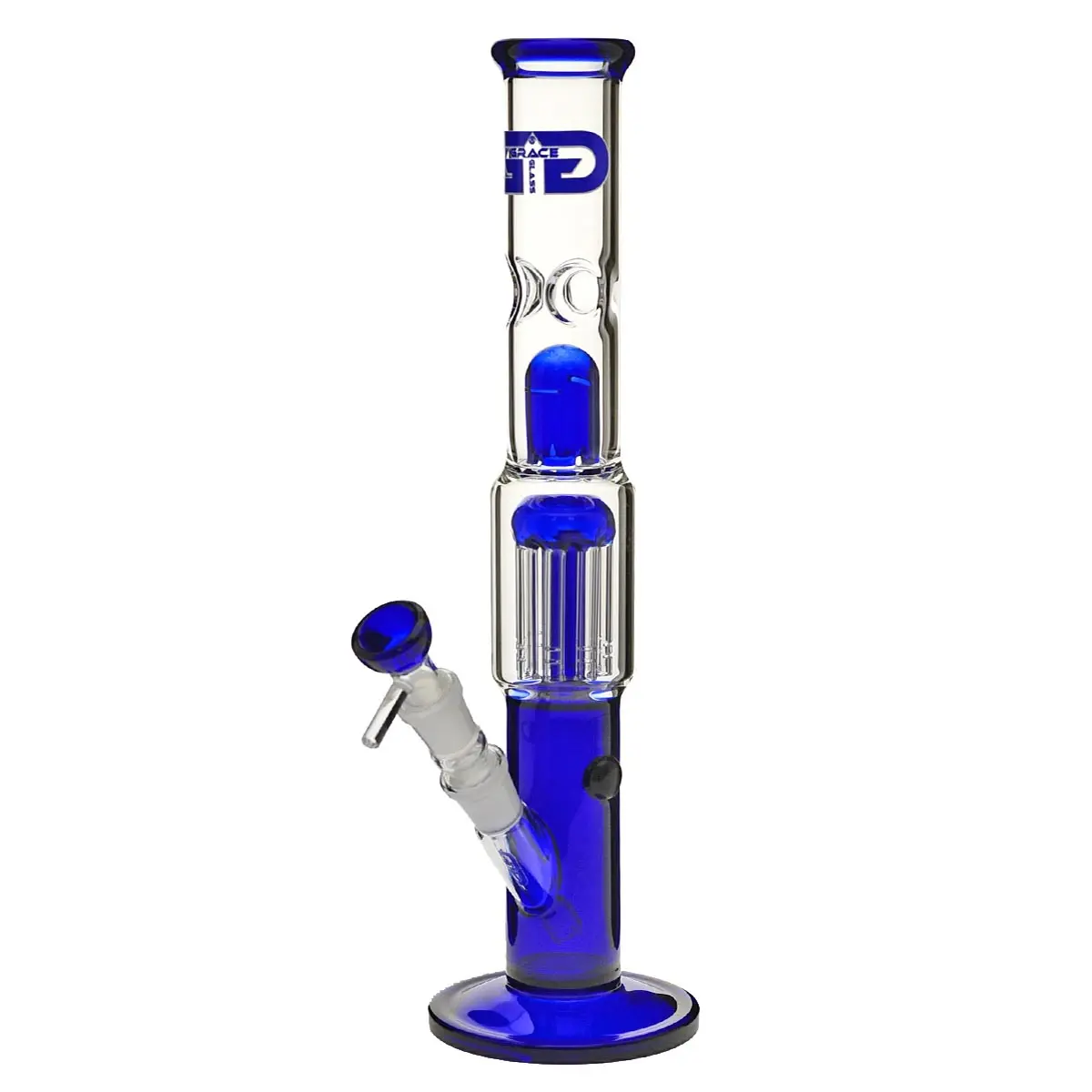 Grace Glass Bong en verre "Amorous Blue Annabell" 39cm