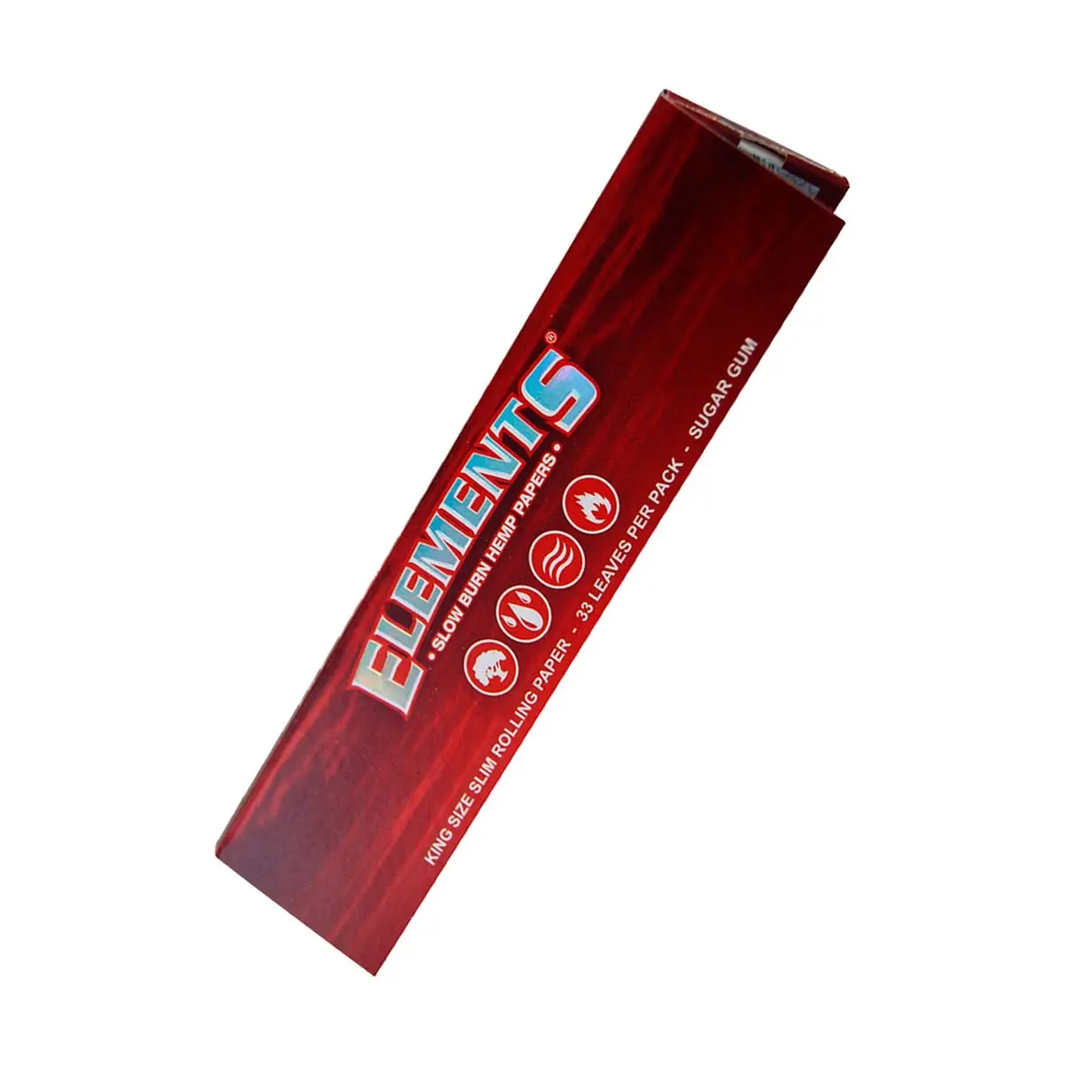Elements RED Kingsize Slim feuilles chanvre 