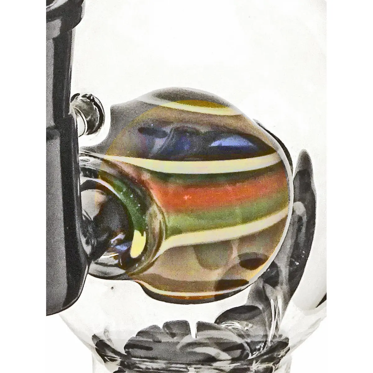 Black Leaf Glass Blubber 2x foyer (Herbes & Huile)