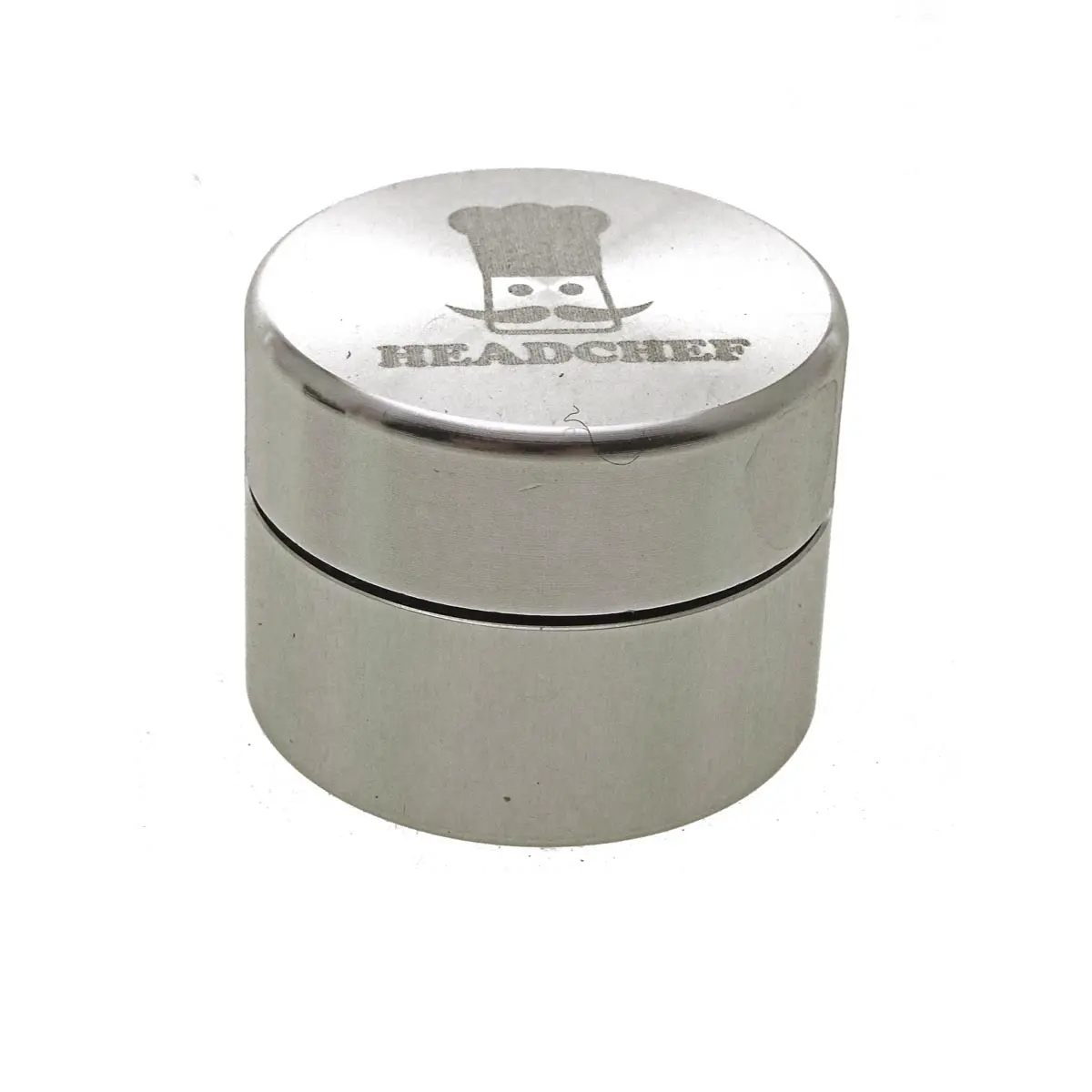 Headchef récipient en métal petit en argent