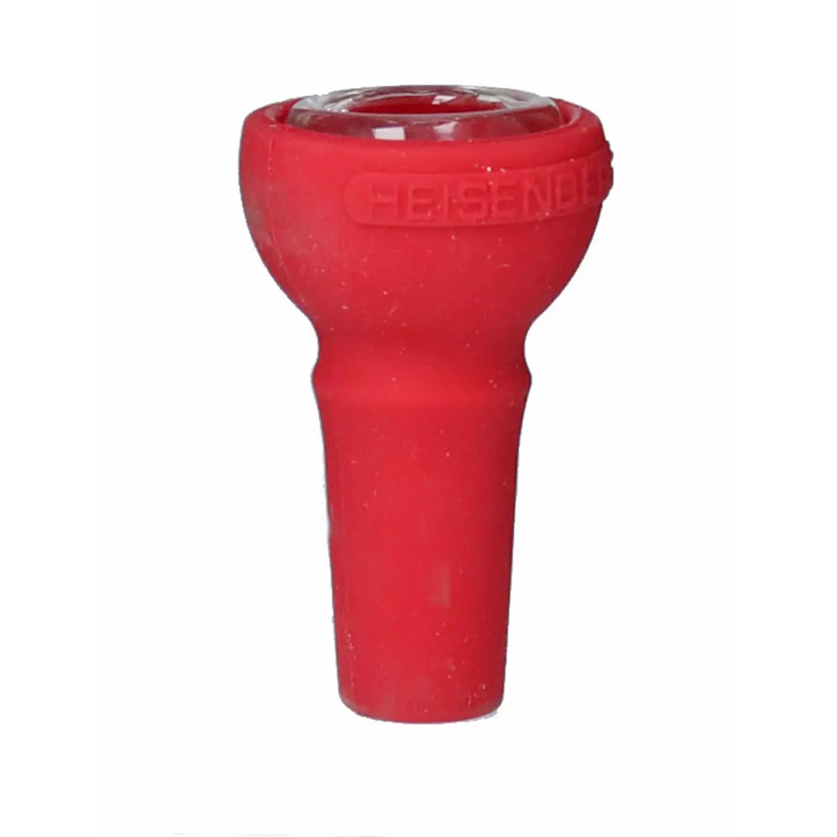 Pot en silicone Heisenberg avec tamis en verre 18,8 - rouge