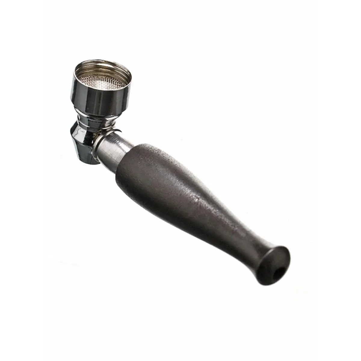Pipe en bois d'Amsterdam avec bol en métal 7,5 cm