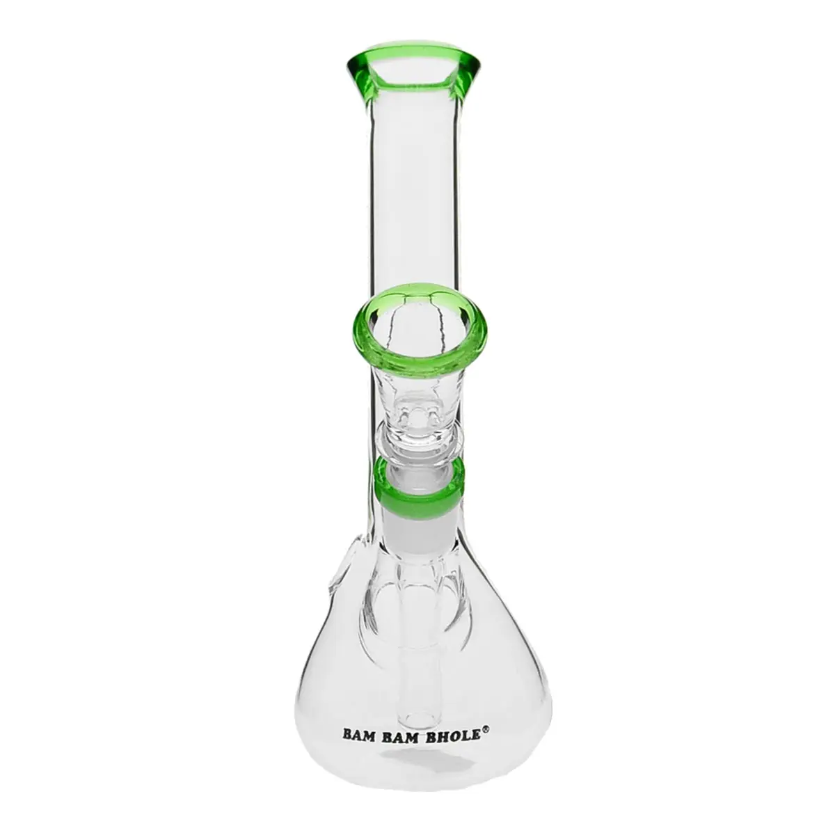 Bong en verre Mini Green Smoke - 14,5