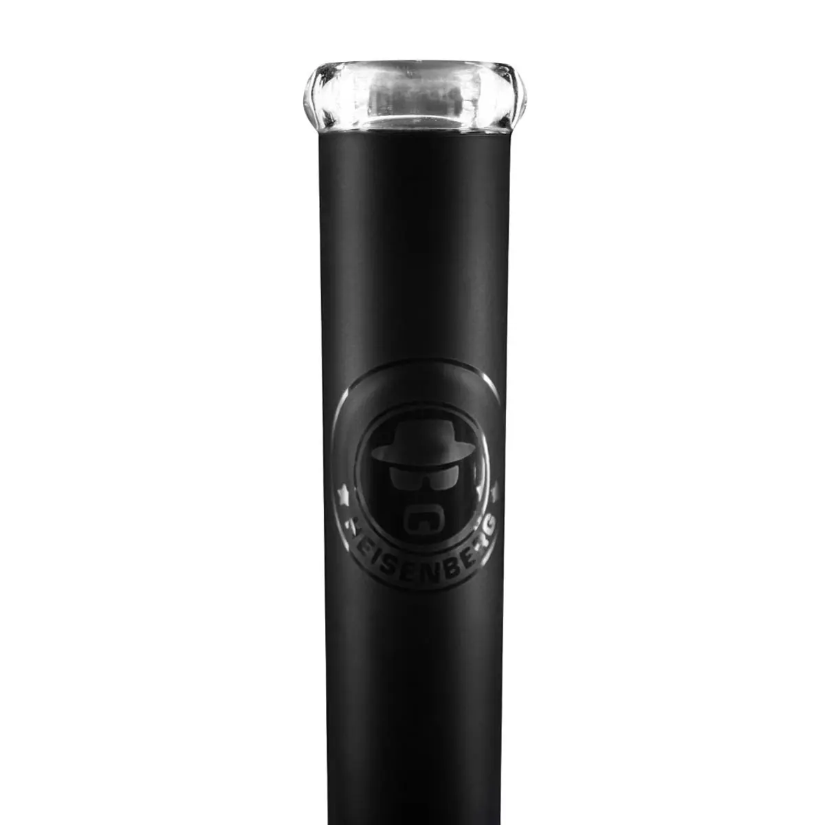 Heisenberg Bong en verre avec base en silicone 'Black Skyler'