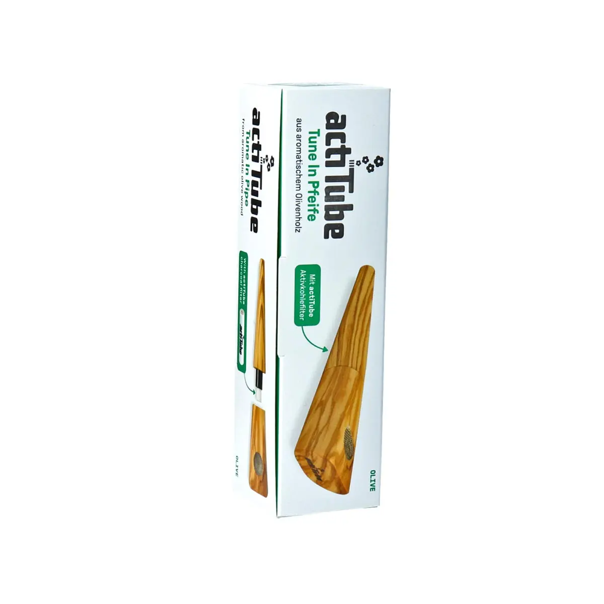 actiTube Tune In pipe en bois de olive