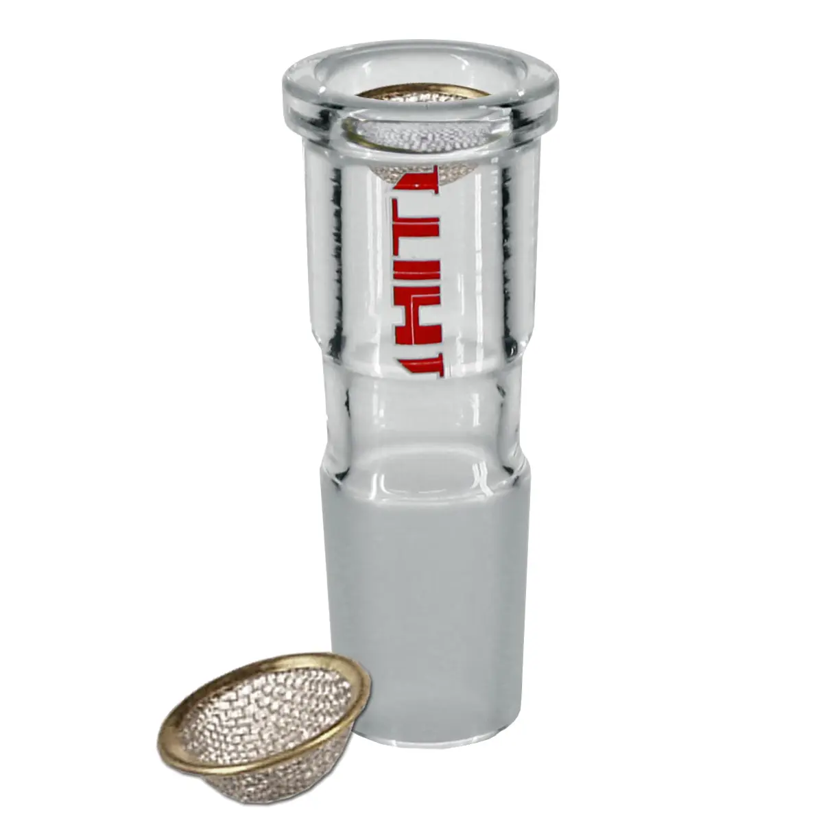 1Hit Medium Kit de douille en verre avec grilles 15mm - 18,8 mm