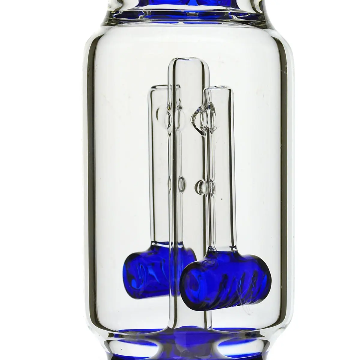 Grace Glass Bong en verre "Blue Dangly Donald" 39 cm