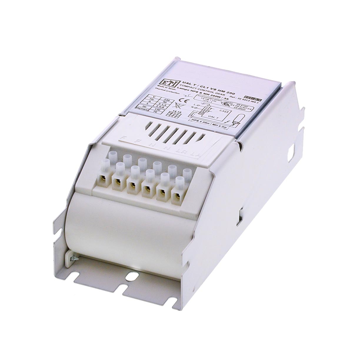 ETI UAL T / CL1 Ballast 250 W pour SHP et HM