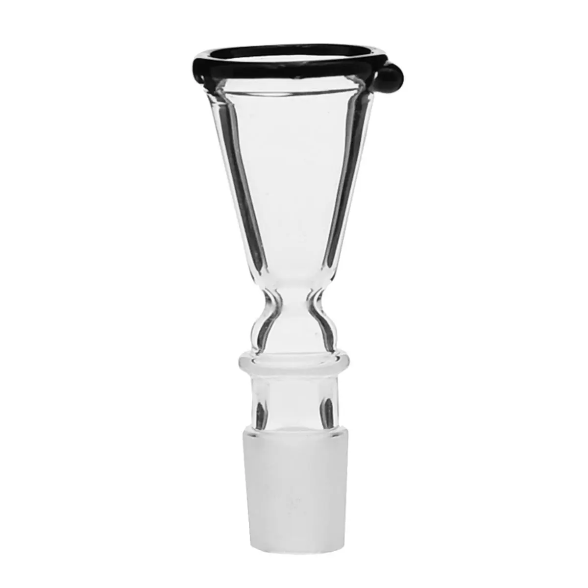 Foyer en verre entonnoir 18,8 noir