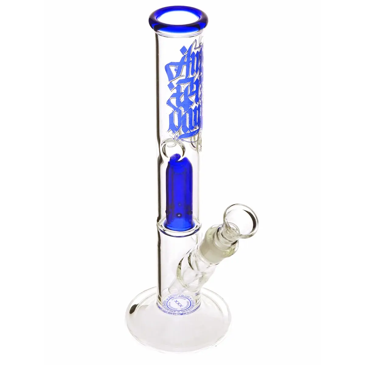 Bong en verre AmsterdamXXX Tube 18.8 30cm - bleu