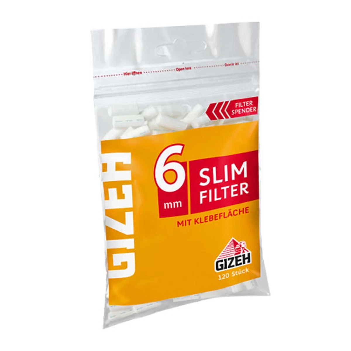 GIZEH Slim Filtre 6mm