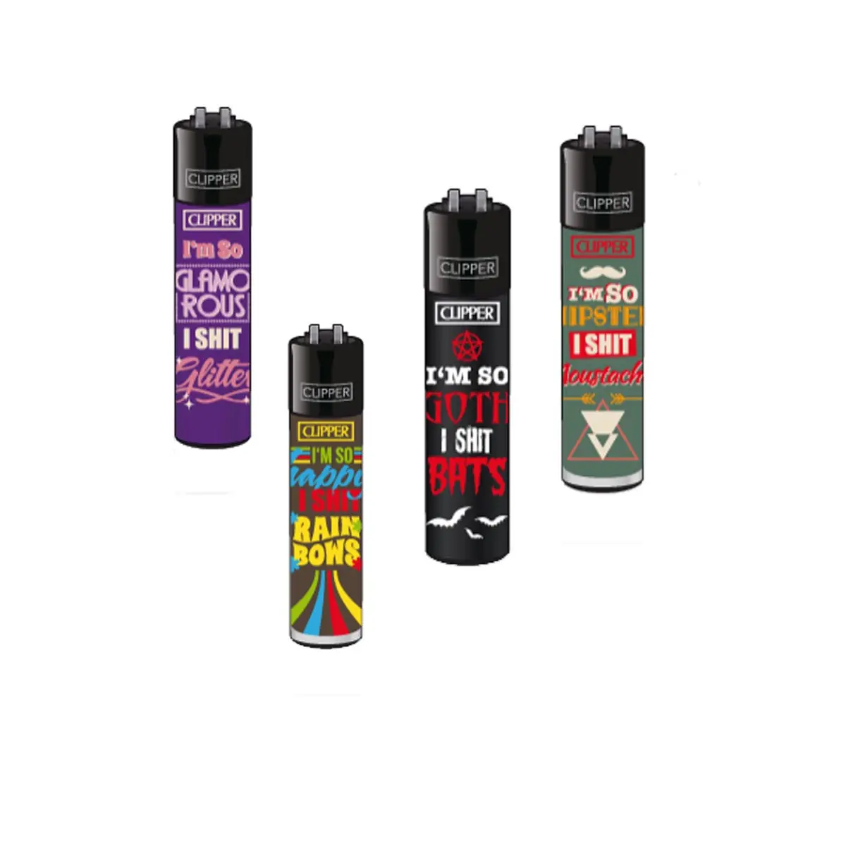 Briquet Clipper "I Shit"