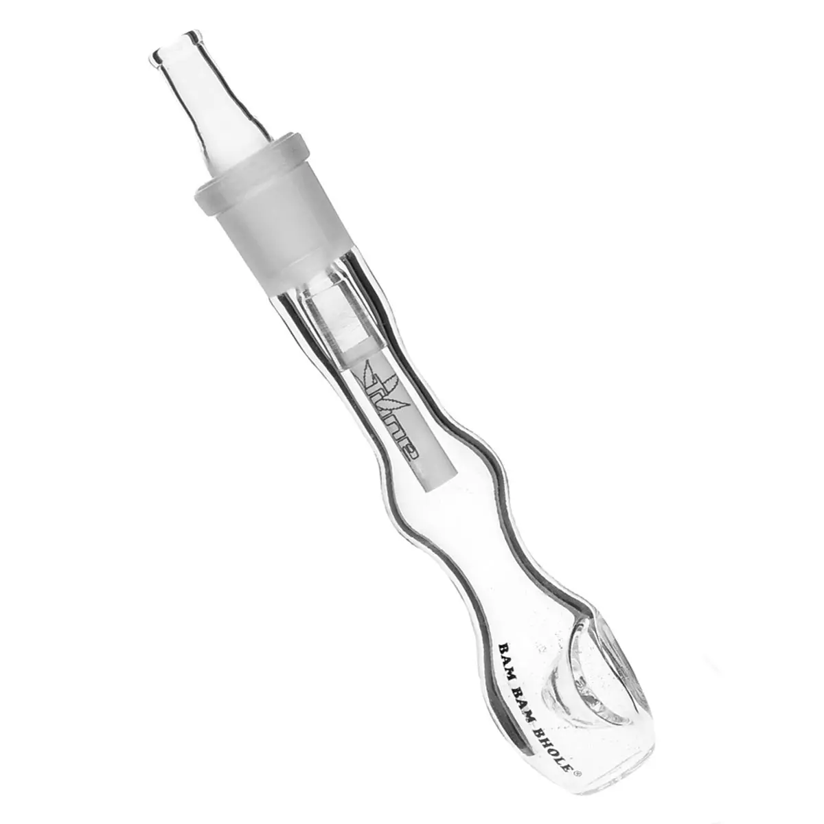 Pipe en verre pour filtres à charbon