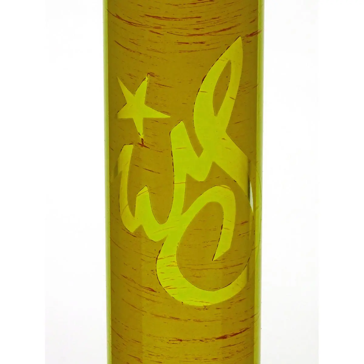 Bong Erlenmeyer Weedstar 40cm BrightColor jaune vif