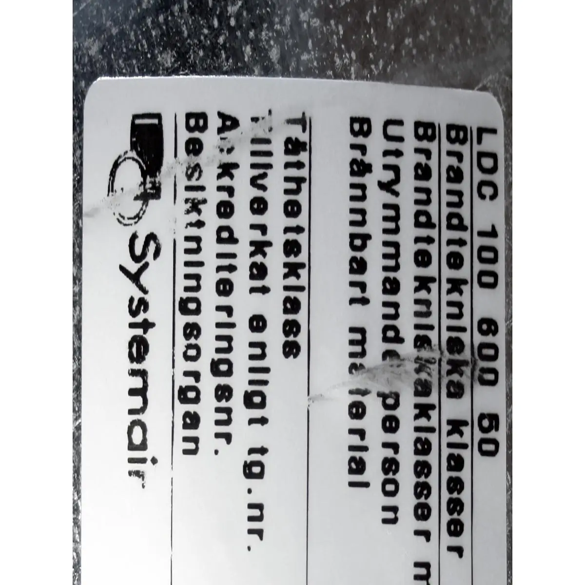 Systemair silencieux LDC 125-600 - Ø 125mm - 60cm