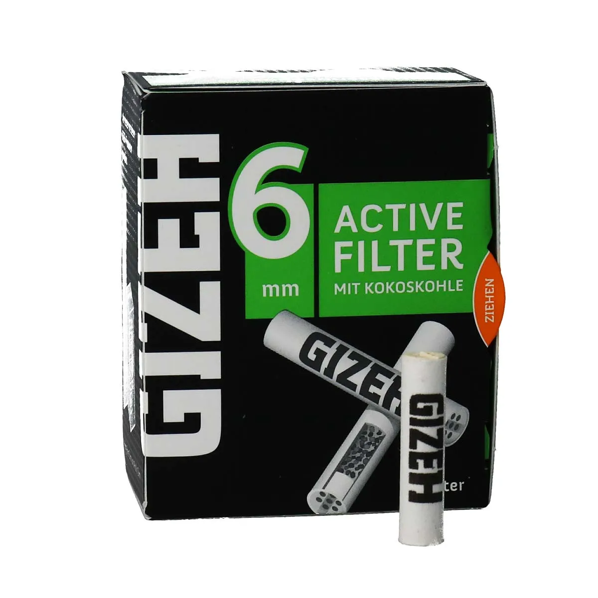 Gizeh ACTIVE Filtre Slim 6mm noir