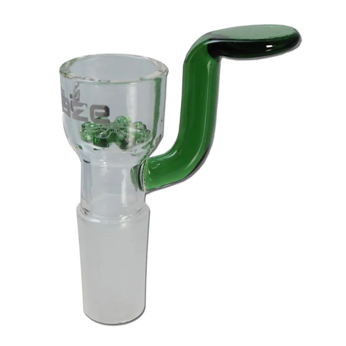 Bol en verre Blaze avec écran + poignée 14.5 vert